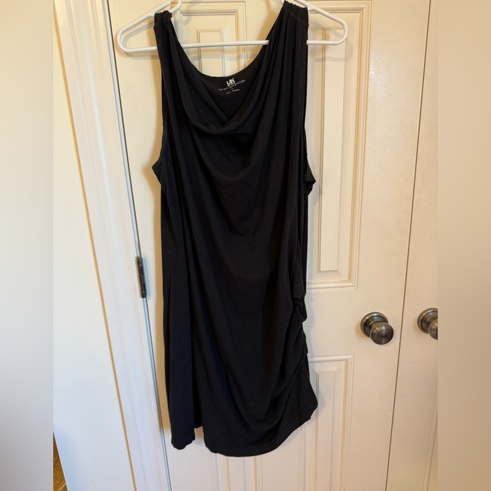 French Connection Black TShirt Dress